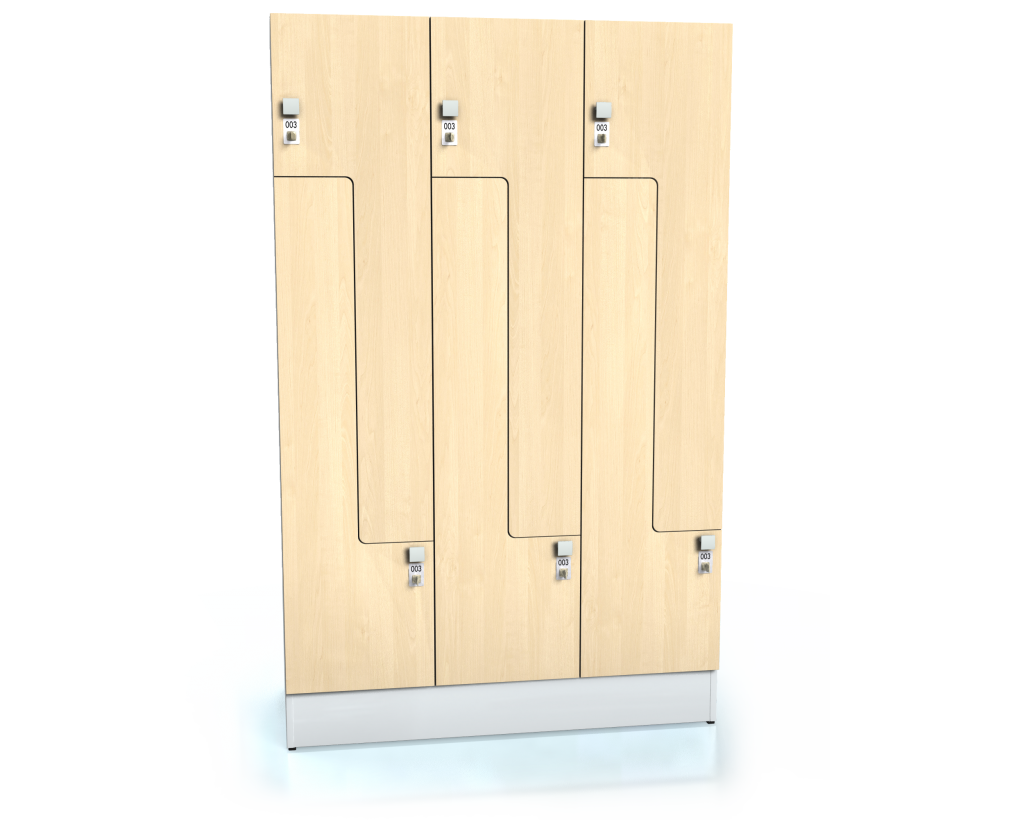 Premium lockers Z-shaped doors ALFORT DD 1920 x 1200 x 520